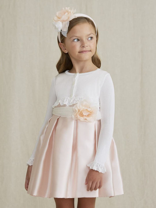 Kids Bolero Knitted White