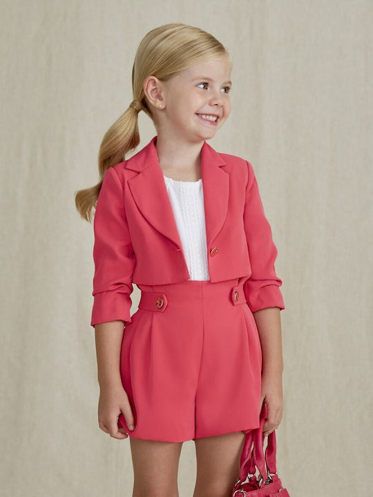 Cardigan pentru copii fucsia