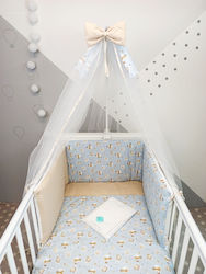 Baby Star Σετ Κούνιας Σιέλ 10τμχ