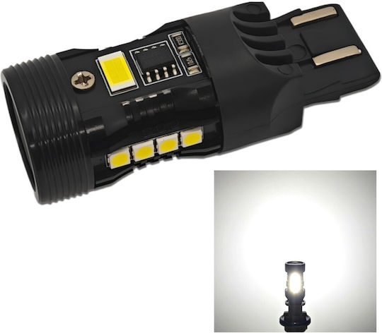 Λάμπα Αυτοκινήτου W21/5W LED 5500K Ψυχρό Λευκό 12V
