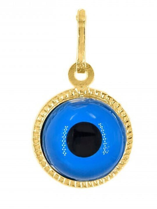 Tasoulis Jewellery Collection Μενταγιόν Παιδικό Φυλαχτό από Χρυσό 14K 4510-5SPA