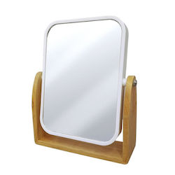 ArteLibre Tabletop Makeup Mirror White