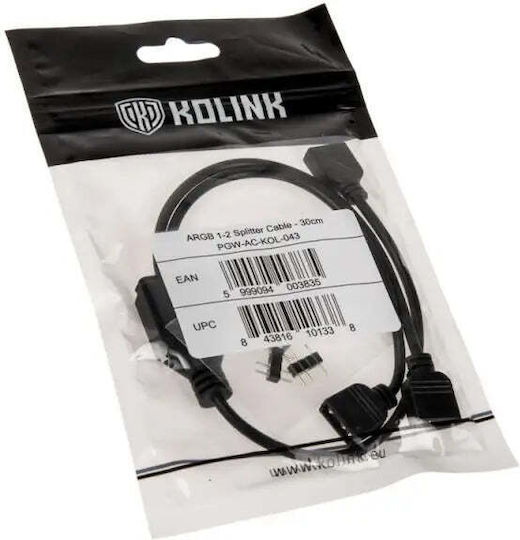 Cable Kolink Y-splitter 3 Pin 2x Argb Devices Pgw-ac-kol-043