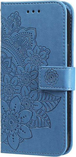 Back Cover Piele artificială / Plastic Magnetic Albastru (Motorola Edge 50 Fusion 5G)