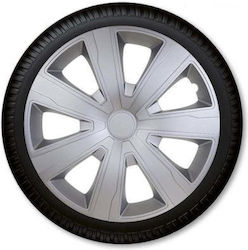 Autoline Τάσια Argo Tenzo 15" 4τμχ Ασημί 14652