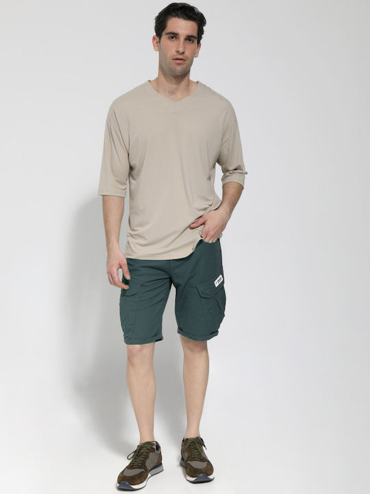 Tresor Herrenshorts Cargo Petrol Blue