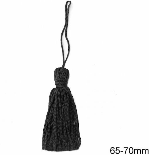 Ciucure decorativ pentru proiecte DIY Negru 10buc