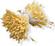 Decorative Flower for DIY Crafts Yellow 350pcs