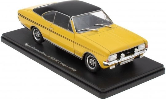 Magazine Models Opel Figurină de Modelism Mașină Galbenă la Scară 1:24