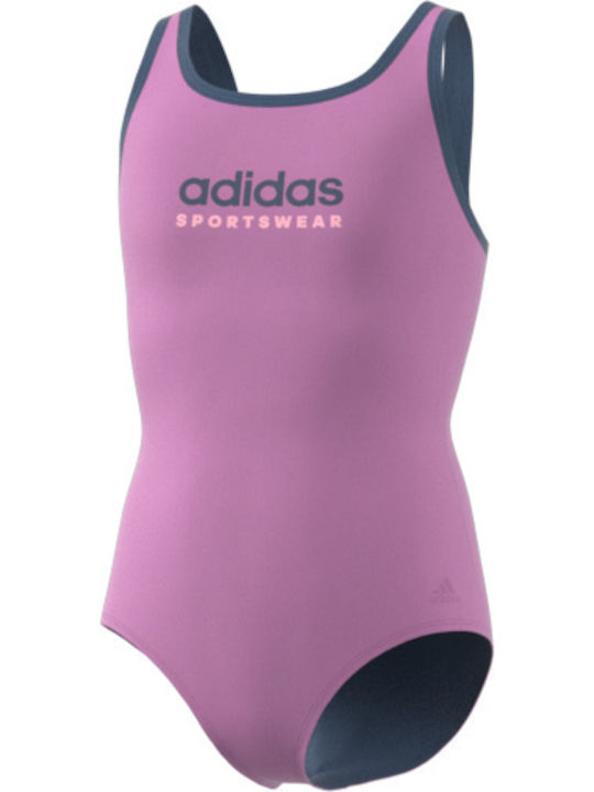 adidas Costum de baie pentru copii Întreg Violet