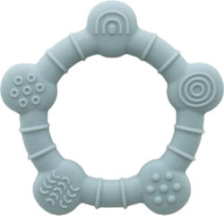 Silicone Teething Ring Queen Mother 8.6x8.3cm Blue