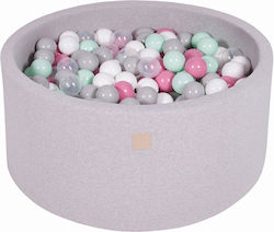 Meow Baby Ball Pit 90x90x40cm. Gray