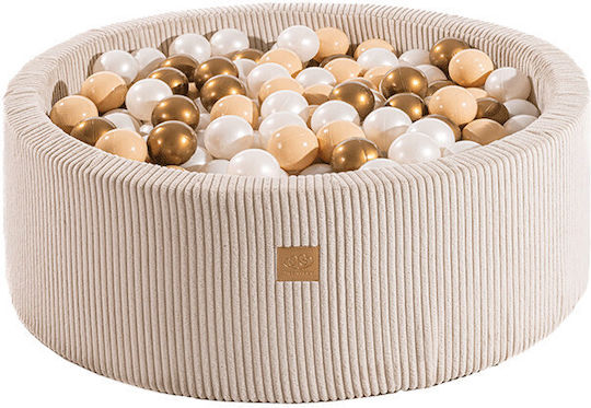 Meow Baby Ball Pit 90x90x30cm. Beige