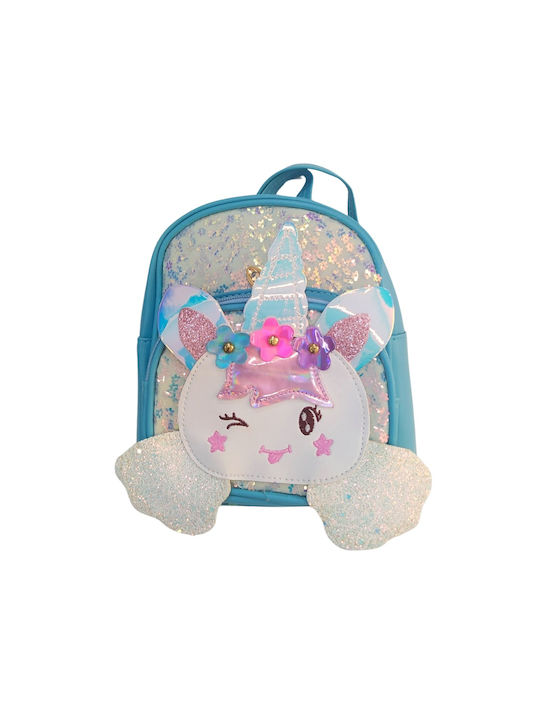 Unicorn Παιδική Τσάντα Πλάτης Γαλάζια