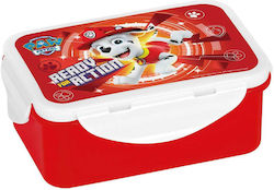 Paw Patrol Plastic Kids' Food Container 0.65lt Red