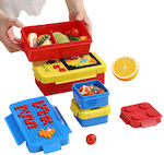 Queen Mother Plastik Kinder Lunchset Mehrfarbig 19 x 10 x 6.5Stück