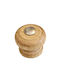 La Belle Maison Knob Furniture made of Wooden in Beige Color D30mm 135 1pcs
