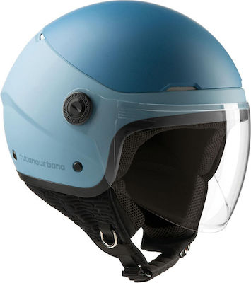 Tucano Urbano El' Pop Matt Denim Cască de motocicletă Jet ECE 22.06 1250gr