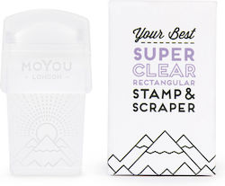 MoYou Briefmarken für Nägel in Transparent Farbe