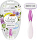 BIC Miss Soleil Escape Τριαντάφυλλο & Μανόλια Ξυραφάκια Σώματος μιας Χρήσης με 5 Λεπίδες & Λιπαντική Ταινία 2τμχ