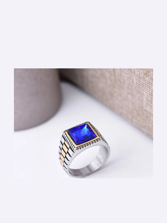 Amalfi Accessories Herren Ring aus Stahl
