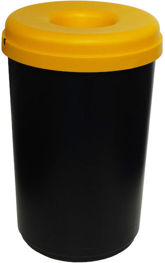 Green City International Plastic Recycling Bin 60lt Black