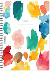 Next Spiral Notebook Ruled A4 70 Sheets 2 Subjects Trends Multicolour 1pcs