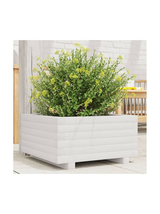 vidaXL Κήπου Blumenkasten 50x26.5cm White 847294