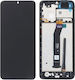 Xiaomi Οθόνη με Μηχανισμό Αφής και Πλαίσιο για Xiaomi Redmi A3 (Μαύρο)