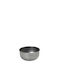 Espiel Snow Dip Serving Bowl Round Inox Gray with Diameter 7.7cm