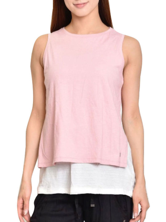 Freddy Women's Athletic Blouse Sleeveless Pink