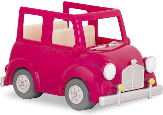 Li'l Woodzeez Pink Car With Suitcase για 3+ Ετών