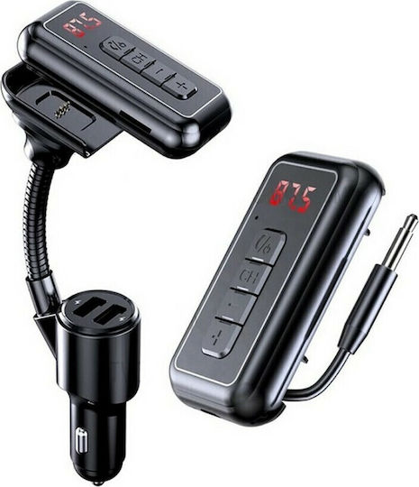 FM Transmitter Αυτοκινήτου με MicroSD / Bluetooth / AUX
