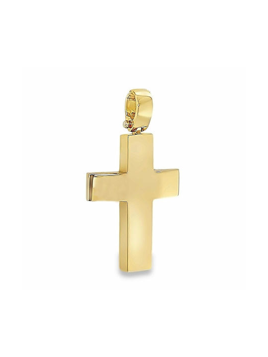 Xryseio Damen Gold Kreuz 14K