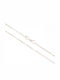 Forever Friends Gold Chain Neck 14K Thin Thickness 1mm and Length 45cm