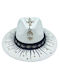 LiebeQueen Wicker Women's Hat White