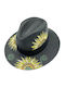 LiebeQueen Wicker Women's Hat Black