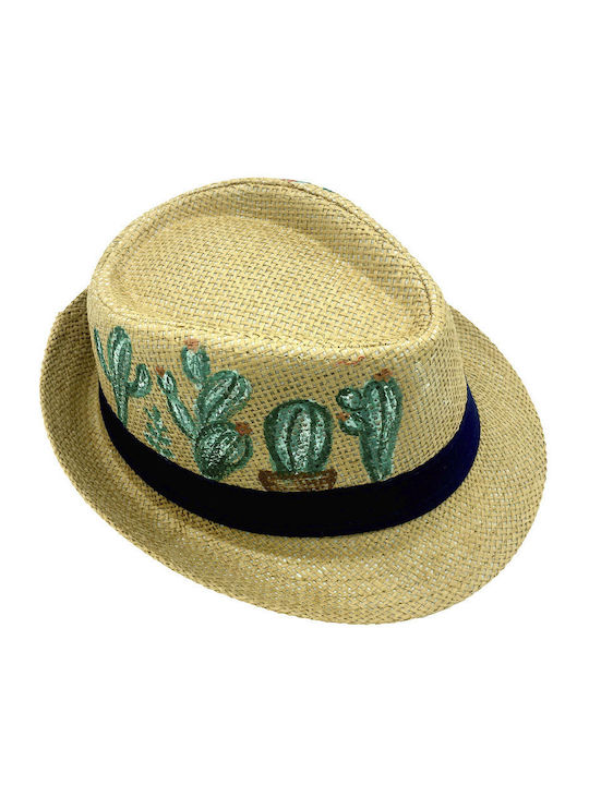 LiebeQueen Wicker Women's Hat Beige