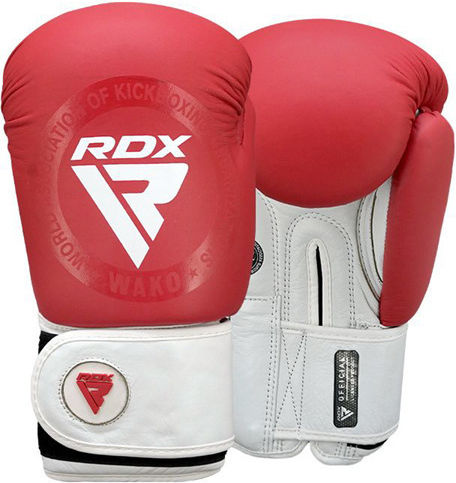 RDX Boxing Gloves Leather for Match Red