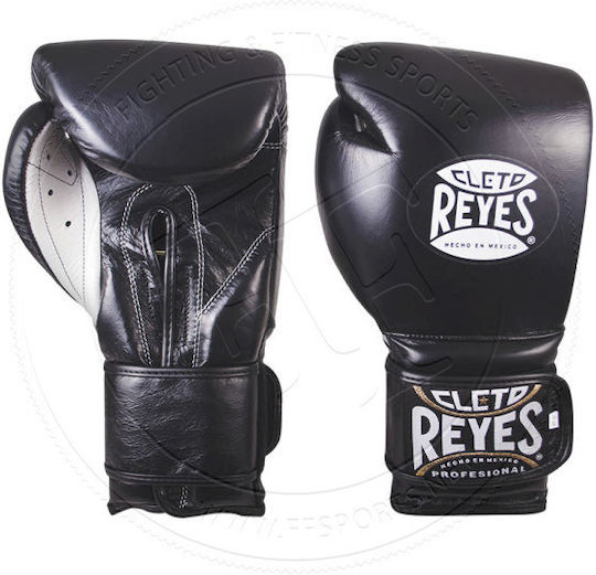 Cleto Reyes Γάντια Πυγμαχίας Δερμάτινα για Αγώνα Μαύρα