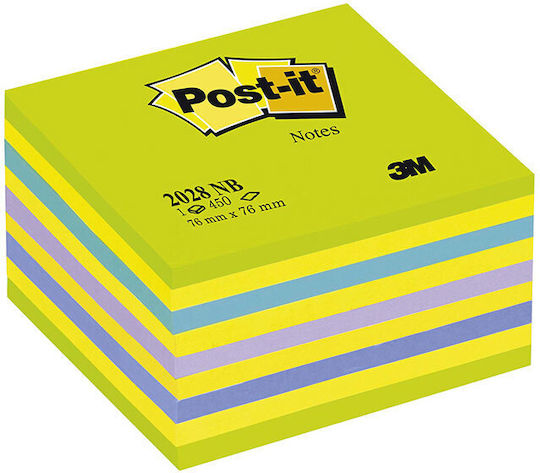 3M Χαρτάκια Σημειώσεων σε Κύβο Μπλε 7.6x7.6εκ. Post-it