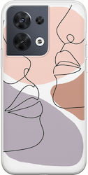 Frauengesichtslinie Oppo Reno 8 5g Flexibles Tpu Transparentes Silikon Frauengesichtslinie Oppo Reno 8 5g Flexibles Tpu Transparentes Silikon