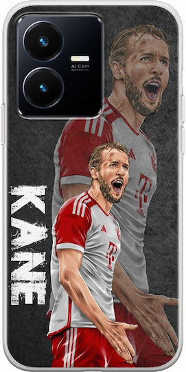 Fotbal Stars Harry Kane Vivo Y22s Husă Flexibilă din TPU Transparent Silicone