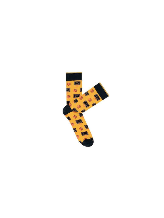 Cabaia Solid Color Socks Yellow