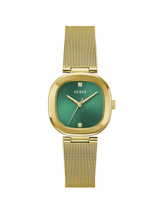 Guess Uhr mit Gold Metallarmband