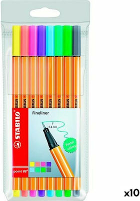 Stabilo Markers Colorful 10pcs