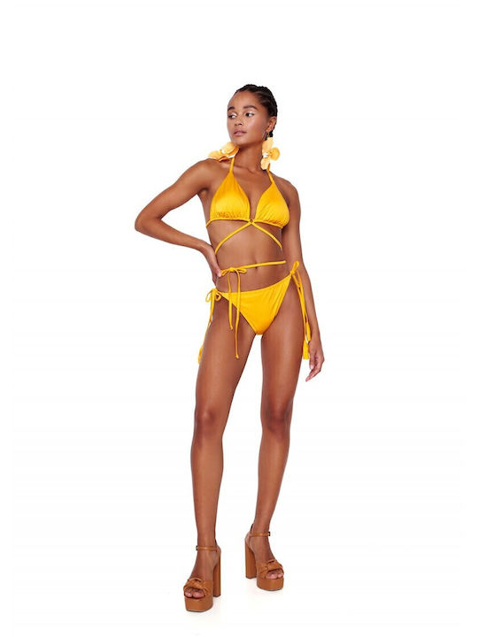 Bluepoint Bikini Brazil Cu Dantelă Galbene
