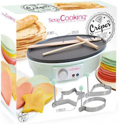 Scrap Cooking Crepe Maker 28cm Verde 1000W