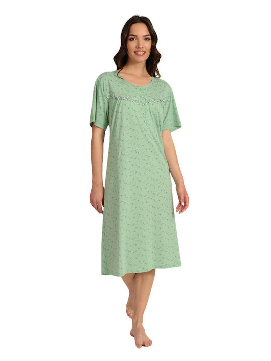 Lydia Creations Women's Summer Nightgown Mint