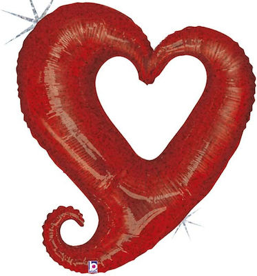 Balloon Jumbo Valentine's Day Heart Red 84cm